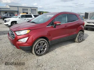 2018 Ford EcoSport Titanium z VIN MAJ6P1WL1JC189888, wystawiony jako Copart lot #54169105 z przebiegiem 196 921 mil mil oraz Szkody całkowita. Historia ofert i sprzedaży dostępna na DreamBid. Obrazek 1.