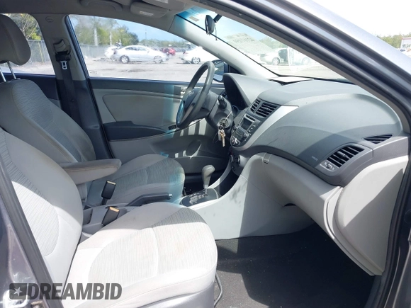 2015 Hyundai Accent GLS with VIN KMHCT4AE8FU861963, listed as a IAAI auction lot 42161059 with 132,629 mi miles and . Bid and sale history available at DreamBid. Image 5.