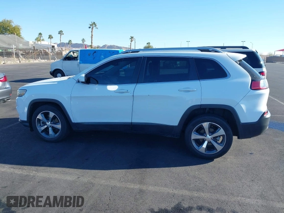 2020 Jeep Cherokee Limited with VIN 1C4PJLDBXLD536346, listed as a IAAI auction lot 41164017 with 35,057 mi miles. Bid and sale history available at carsss.com. Image 14.