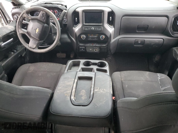 2019 Chevrolet Silverado 1500 Custom with VIN 3GCUYBEFXKG701159, listed as a Copart auction lot 85421754 with 95,432 mi miles and Salvage Title. Bid and sale history available at DreamBid. Image 8.