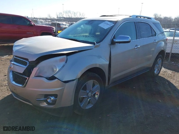 2013 Chevrolet Equinox LTZ with VIN 1GNFLGEK6DZ114341, listed as a IAAI auction lot 41236874 with 127,644 mi miles. Bid and sale history available at carsss.com. Image 2.