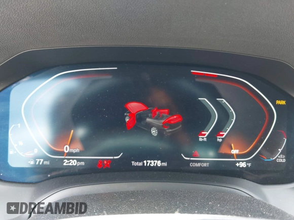 2023 BMW 4 Series 430i xDrive with VIN WBA43AT04PCM23292, listed as a IAAI auction lot 42465765 with 17,376 mi miles and . Bid and sale history available at DreamBid. Image 7.