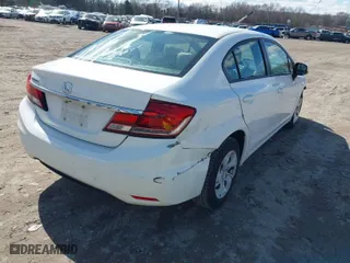 2013 Honda Civic Sdn LX with VIN 2HGFB2F51DH515868, listed as a IAAI auction lot 41667966 with 1 mi miles. Bid and sale history available at carsss.com. Image 4.