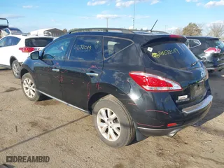 2011 Nissan Murano SV with VIN JN8AZ1MW9BW181392, listed as a IAAI auction lot 41672019 with 114,472 mi miles. Bid and sale history available at carsss.com. Image 3.