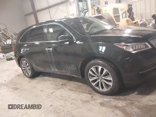 2014 Acura MDX Tech Pkg with VIN 5FRYD4H45EB001190, listed as a IAAI auction lot 41737453 with 220,495 mi miles. Bid and sale history available at carsss.com. Image 13.
