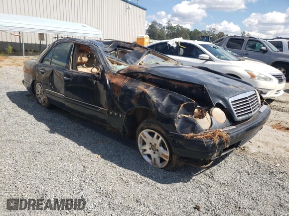 1998 Mercedes-Benz E-Class with VIN WDBJF65F2WA608994, listed as a Copart auction lot 81296714 with 0 mi miles and Salvage Title. Bid and sale history available at carsss.com. Image 4.