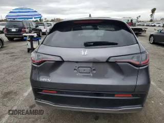 2025 Honda HR-V EX-L with VIN 3CZRZ1H77SM724539, listed as a Copart auction lot 48933165 with 2,200 mi miles and Salvage Title. Bid and sale history available at carsss.com. Image 6.