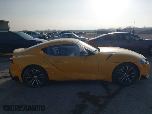 2022 Toyota Supra 2.0 with VIN WZ1DB2C01NW049250, listed as a IAAI auction lot 41731725 with Not provided miles and . Bid and sale history available at DreamBid. Image 13.