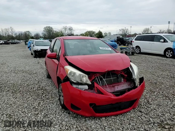 2012 Toyota Yaris L with VIN JTDJTUD30CD507484, listed as a Copart auction lot 53858105 with 81,656 mi miles and Salvage Title. Bid and sale history available at carsss.com. Image 13.