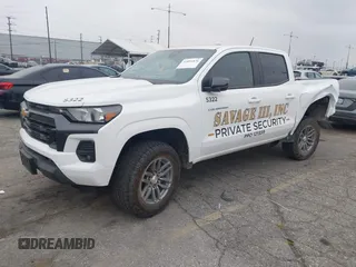 2024 Chevrolet Colorado 2WD LT with VIN 1GCPSCEK0R1117797, listed as a IAAI auction lot 41891876 with 25,580 mi miles and . Bid and sale history available at DreamBid. Image 2.