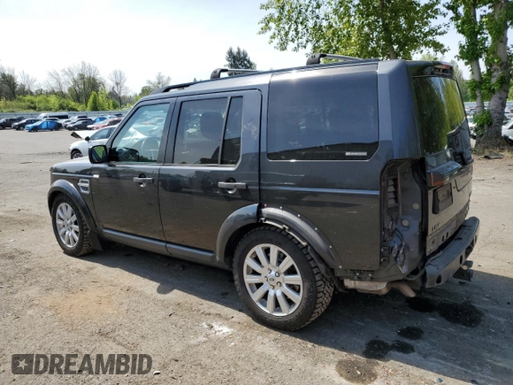 2013 Land Rover LR4 HSE with VIN SALAG2D45DA659841, listed as a Copart auction lot 54620425 with 114,882 mi miles and Salvage title. Bid and sale history available at DreamBid. Image 2.