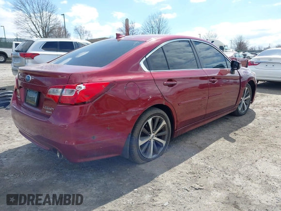 2016 Subaru Legacy 3.6R Limited with VIN 4S3BNEN69G3010023, listed as a IAAI auction lot 41886921 with 130,947 mi miles. Bid and sale history available at carsss.com. Image 4.