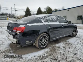 2011 Lexus GS 350 with VIN JTHCE1KS9B0029646, listed as a Copart auction lot 41585845 with 198,681 mi miles and Salvage Title. Bid and sale history available at carsss.com. Image 3.