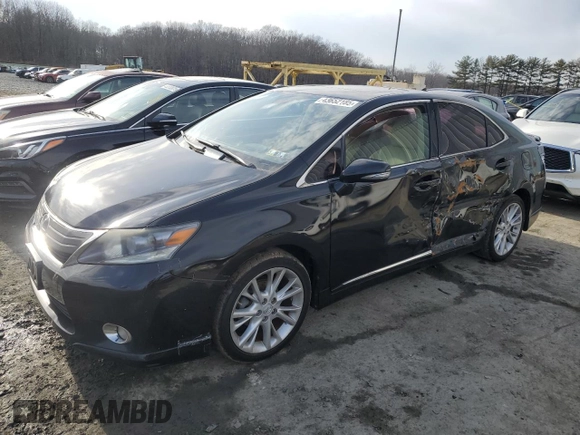 2010 Lexus HS 250h with VIN JTHBB1BA0A2031607, listed as a Copart auction lot 43652185 with Not Provided miles and Salvage Title. Bid and sale history available at DreamBid. Image 1.