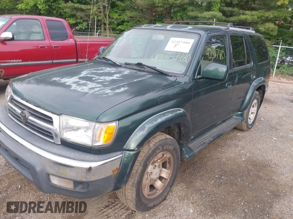 2000 Toyota 4Runner SR5 z VIN JT3GN86R9Y0162634, wystawiony jako IAAI lot #42357480 z przebiegiem 188 456 mil mil oraz . Historia ofert i sprzedaży dostępna na DreamBid. Obrazek 6.