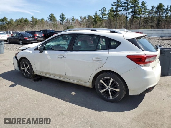 2020 Subaru Impreza Premium with VIN 4S3GTAV67L3722058, listed as a Copart auction lot 54587185 with 85,150 mi miles and Salvage title. Bid and sale history available at DreamBid. Image 2.