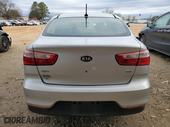 2016 Kia Rio LX with VIN KNADM4A31G6625808, listed as a Copart auction lot 44520085 with 74,402 mi miles and Salvage Title. Bid and sale history available at carsss.com. Image 6.