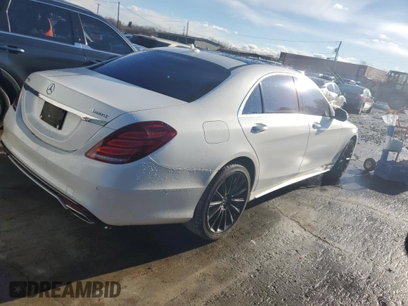 2017 Mercedes-Benz S 550 with VIN WDDUG8FB8HA325379, listed as a Copart auction lot 84193694 with 84,522 mi miles and Salvage Title. Bid and sale history available at carsss.com. Image 3.