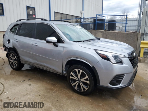 2022 Subaru Forester Limited with VIN JF2SKANCXNH466380, listed as a Copart auction lot 49664295 with 40,505 mi miles and Salvage Title. Bid and sale history available at carsss.com. Image 4.