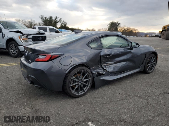 2024 Subaru BRZ Limited with VIN JF1ZDBE16R9702248, listed as a Copart auction lot 87177624 with 1,158 mi miles and Salvage Title. Bid and sale history available at carsss.com. Image 3.