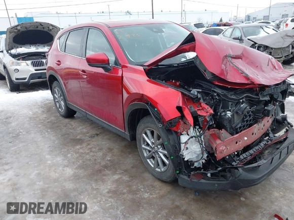 2022 Mazda CX-5 2.5 S Preferred Package with VIN JM3KFBCM7N0548741, listed as a IAAI auction lot 41580441 with 14,431 mi miles. Bid and sale history available at carsss.com. Image 1.