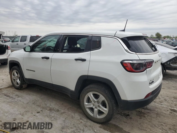 2023 Jeep Compass Sport z VIN 3C4NJDAN0PT569903, wystawiony jako Copart lot #53154035 z przebiegiem 30 060 mil mil oraz Szkoda całkowita • Salvage title. Historia ofert i sprzedaży dostępna na DreamBid. Obrazek 2.