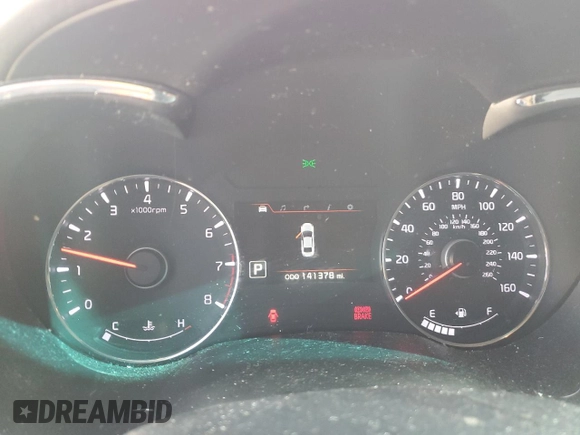 2015 Kia Forte EX with VIN KNAFZ4A82F5264566, listed as a Copart auction lot 49129435 with 141,378 mi miles and Salvage Title. Bid and sale history available at carsss.com. Image 9.
