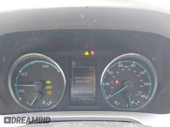2016 Toyota RAV4 Hybrid Limited with VIN JTMDJREV7GD047729, listed as a IAAI auction lot 41833765 with 114,830 mi miles. Bid and sale history available at carsss.com. Image 7.