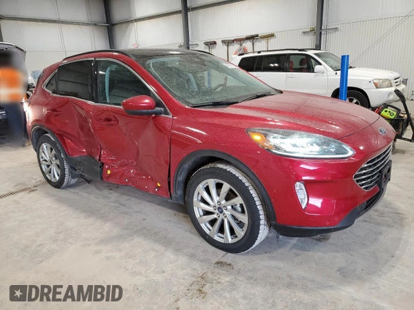 2021 Ford Escape Titanium with VIN 1FMCU9J94MUA17901, listed as a Copart auction lot 47971355 with 29,534 mi miles and Salvage Title. Bid and sale history available at carsss.com. Image 4.