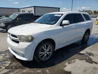 2013 Dodge Durango SXT z VIN 1C4RDHAG4DC681161, wystawiony jako Copart lot #52186515 z przebiegiem 180 517 mil mil oraz Szkoda całkowita • Salvage title. Historia ofert i sprzedaży dostępna na DreamBid. Obrazek 1.