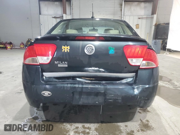 2010 Mercury Milan Premier with VIN 3MEHM0JA4AR637357, listed as a Copart auction lot 53446755 with 190,677 mi miles and Clean title. Bid and sale history available at DreamBid. Image 6.