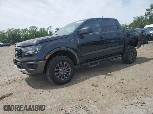 2020 Ford Ranger XL with VIN 1FTER4FH7LLA76074, listed as a Copart auction lot 59269115 with 43,979 mi miles and Salvage title. Bid and sale history available at DreamBid. Image 1.