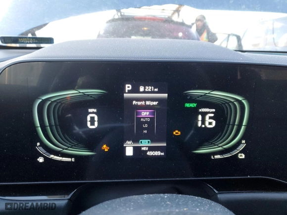 2023 Kia Niro Plug-In Hybrid SX Touring with VIN KNDCR3LF2P5040226, listed as a Copart auction lot 83430284 with 49,089 mi miles and Salvage Title. Bid and sale history available at carsss.com. Image 9.