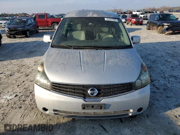 2007 Nissan Quest S with VIN 5N1BV28U87N117833, listed as a Copart auction lot 43357885 with 160,808 mi miles and Salvage Title. Bid and sale history available at carsss.com. Image 5.