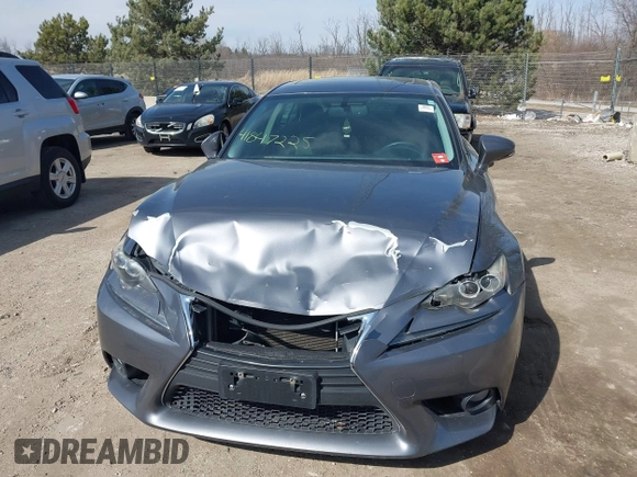 2014 Lexus IS 250 with VIN JTHCF1D21E5004144, listed as a IAAI auction lot 41847225 with 110,137 mi miles. Bid and sale history available at carsss.com. Image 12.