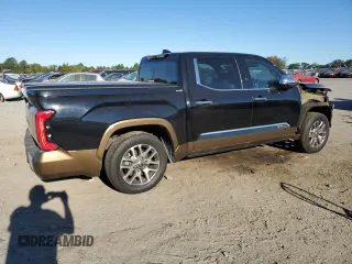 2022 Toyota Tundra 1794 Edition with VIN 5TFMA5DB6NX009193, listed as a Copart auction lot 74429534 with 49,570 mi miles and Salvage title. Bid and sale history available at DreamBid. Image 3.