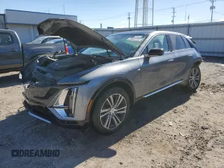 2023 Cadillac LYRIQ RWD Luxury z VIN 1GYKPMRK5PZ000754, wystawiony jako Copart lot #44764684 z przebiegiem Nie podano mil oraz Tytuł czysty. Historia ofert i sprzedaży dostępna na DreamBid. Obrazek 1.