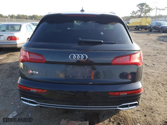 2018 Audi SQ5 Premium Plus with VIN WA1A4AFYXJ2109528, listed as a Copart auction lot 72651312 with 0 mi miles. Bid and sale history available at carsss.com. Image 6.