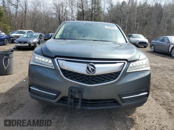 2015 Acura MDX Tech Pkg with VIN 5FRYD4H46FB503028, listed as a Copart auction lot 52905735 with 382,688 mi miles and Salvage Title. Bid and sale history available at carsss.com. Image 5.
