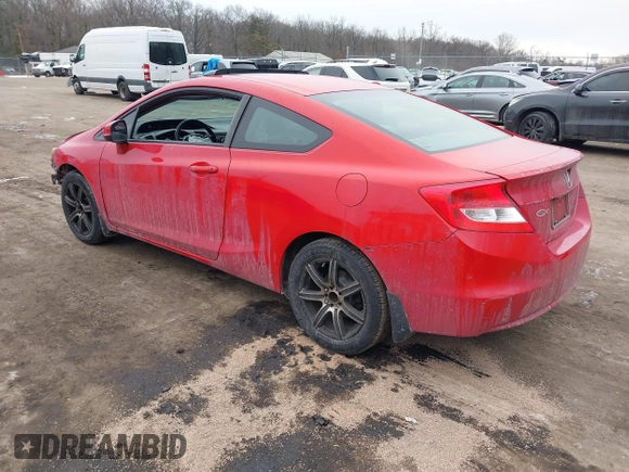 2012 Honda Civic Cpe EX-L with VIN 2HGFG3B03CH525527, listed as a IAAI auction lot 41327497 with 228,458 mi miles. Bid and sale history available at carsss.com. Image 3.