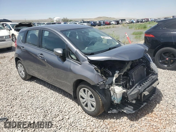 2017 Nissan Note S Plus with VIN 3N1CE2CP5HL381087, listed as a Copart auction lot 56511705 with 67,525 mi miles and Salvage title. Bid and sale history available at DreamBid. Image 4.