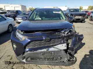 2019 Toyota RAV4 XLE with VIN JTMP1RFV8KD513544, listed as a Copart auction lot 73611684 with Not Provided miles and Salvage Title. Bid and sale history available at DreamBid. Image 5.
