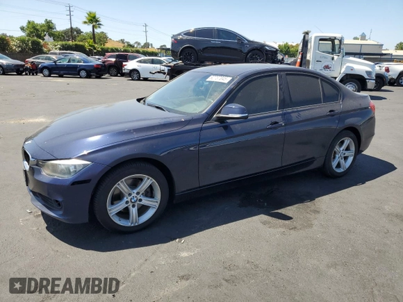 2013 BMW 3 Series 328i with VIN WBA3A5C52DF353760, listed as a Copart auction lot 62737045 with 129,354 mi miles and Salvage title. Bid and sale history available at DreamBid. Image 1.