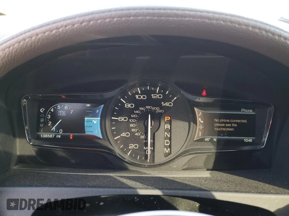 2012 Lincoln MKX with VIN 2LMDJ6JK2CBL11823, listed as a Copart auction lot 47305675 with 138,587 mi miles and Salvage Title. Bid and sale history available at carsss.com. Image 9.