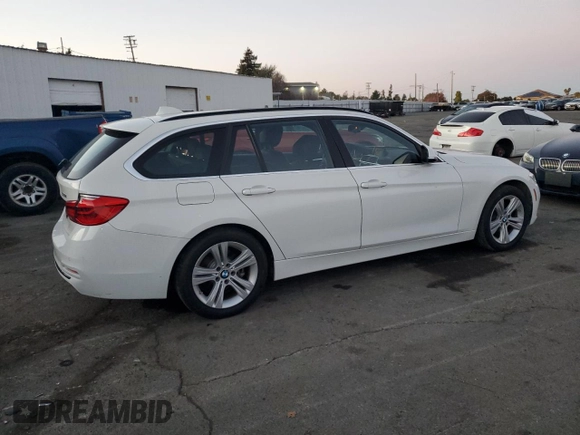 2017 BMW 3 Series 330i xDrive with VIN WBA8K3C32HA022928, listed as a Copart auction lot 84476524 with 50,086 mi miles and Salvage Title. Bid and sale history available at carsss.com. Image 3.