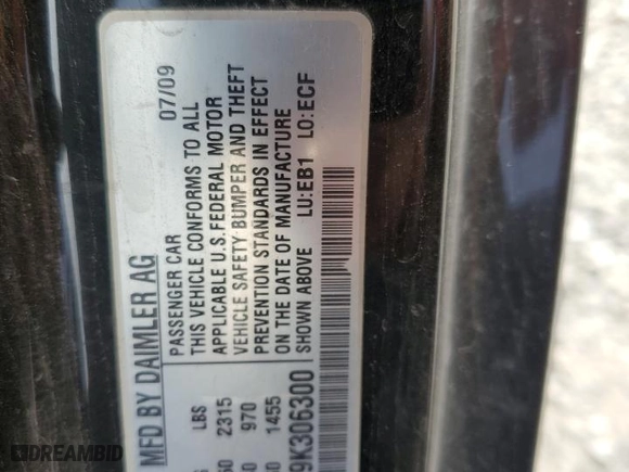 2009 Smart fortwo Passion with VIN WMEEK31X69K306300, listed as a Copart auction lot 80987164 with 0 mi miles and Clean Title. Bid and sale history available at carsss.com. Image 12.