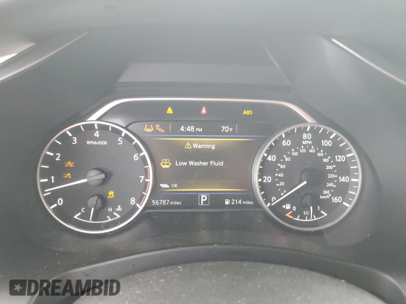 2023 Nissan Murano SV z VIN 5N1AZ2BJ5PC101132, wystawiony jako Copart lot #55592345 z przebiegiem 56 787 mil mil oraz Szkoda całkowita • Salvage title. Historia ofert i sprzedaży dostępna na DreamBid. Obrazek 9.