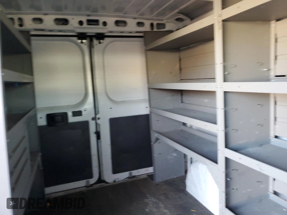 2021 Ram ProMaster Cargo with VIN 3C6LRVNG1ME576187, listed as a Copart auction lot 81195664 with Not Provided miles and Salvage Title. Bid and sale history available at DreamBid. Image 10.
