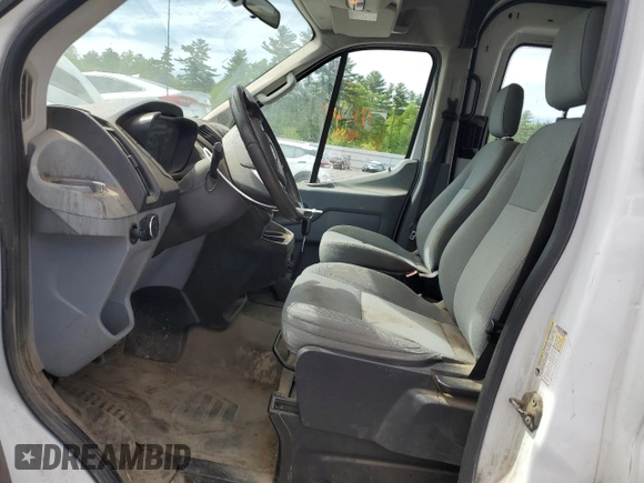 2015 Ford Transit with VIN 1FTNR2CV0FKA63935, listed as a Copart auction lot 58589985 with 190,246 mi miles and Salvage title. Bid and sale history available at DreamBid. Image 7.