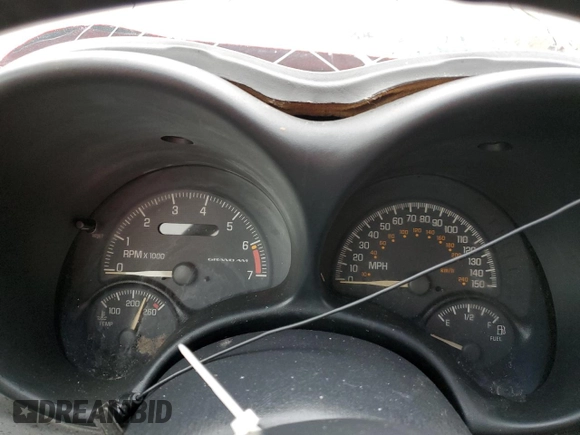2000 Pontiac Grand Am GT z VIN 1G2NW12E8YM806096, wystawiony jako Copart lot #48072615 z przebiegiem Nie podano mil oraz Szkoda całkowita • Salvage title. Historia ofert i sprzedaży dostępna na DreamBid. Obrazek 9.